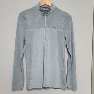 Under Armour Light Green Quarter-Zip Pullover size Small